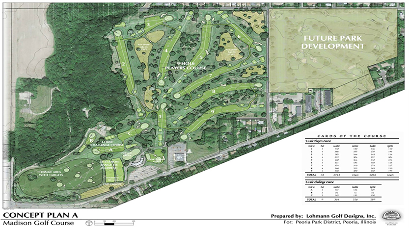 Concept Plan A of Madison Golf Course