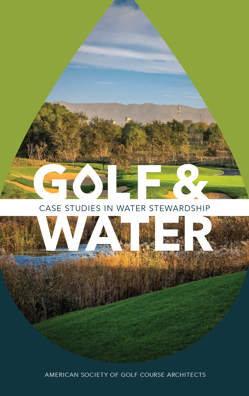 Cover to the book Golf & Water